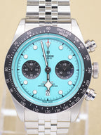 Tudor Black Bay Chrono Turquoise Dial on Stainless Steel M79360N Complete 2025