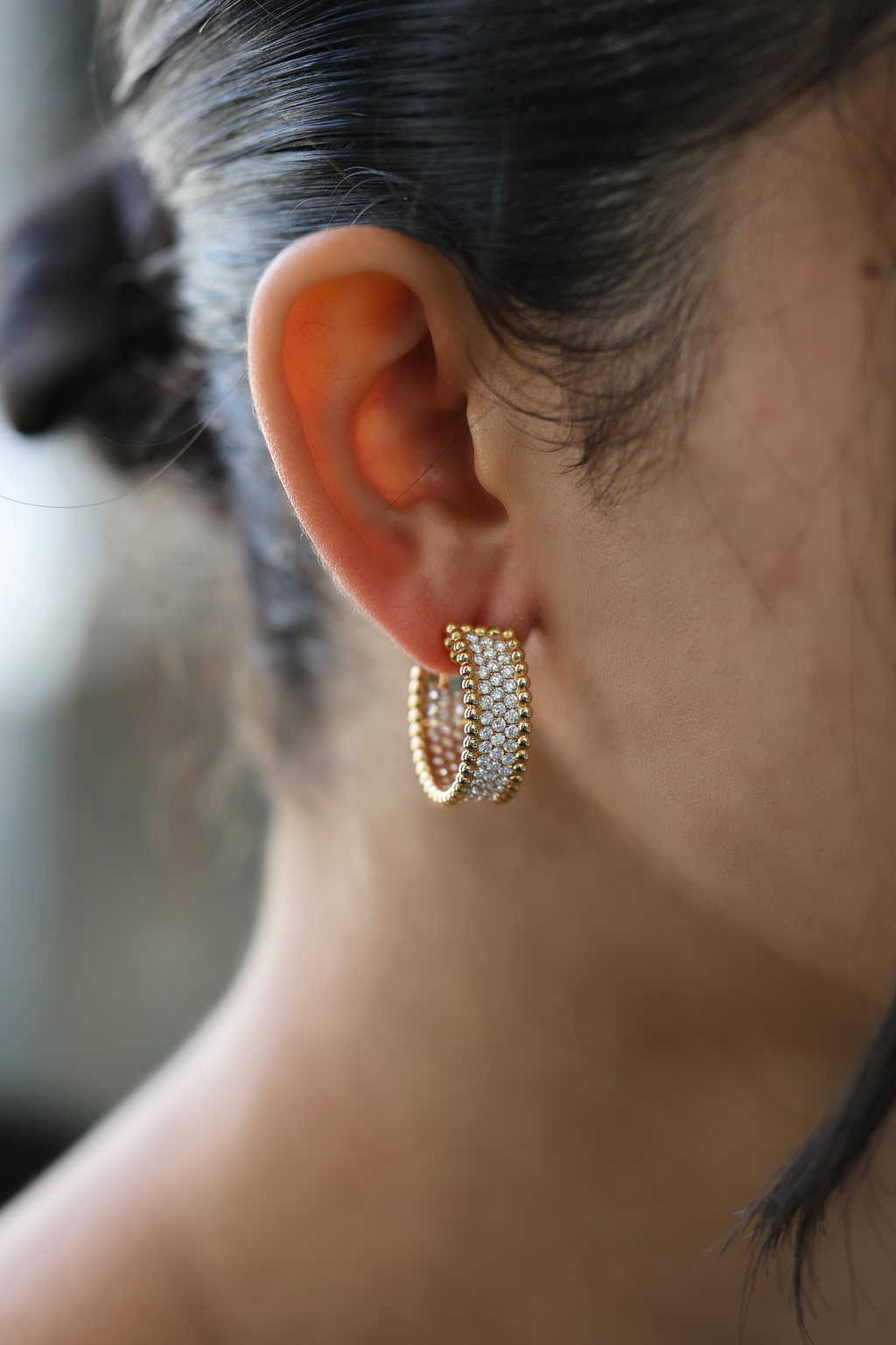 Rose Gold - Hoops 3 cts.