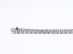 Kourosh 14K White Gold Round Lab Grown Diamond Tennis Necklace 18.9ct N-2013LGD