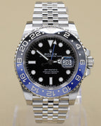Rolex GMT-Master II Batgirl Black Dial on Jubilee 126710BLNR Complete 2023