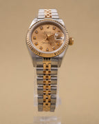 Rolex Datejust Lady Champagne Diamond Dial on Jubilee 69173