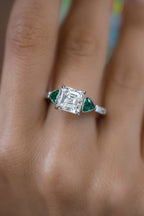 Platinum GIA CERTIFIED Engagement Ring 3.99 cts.