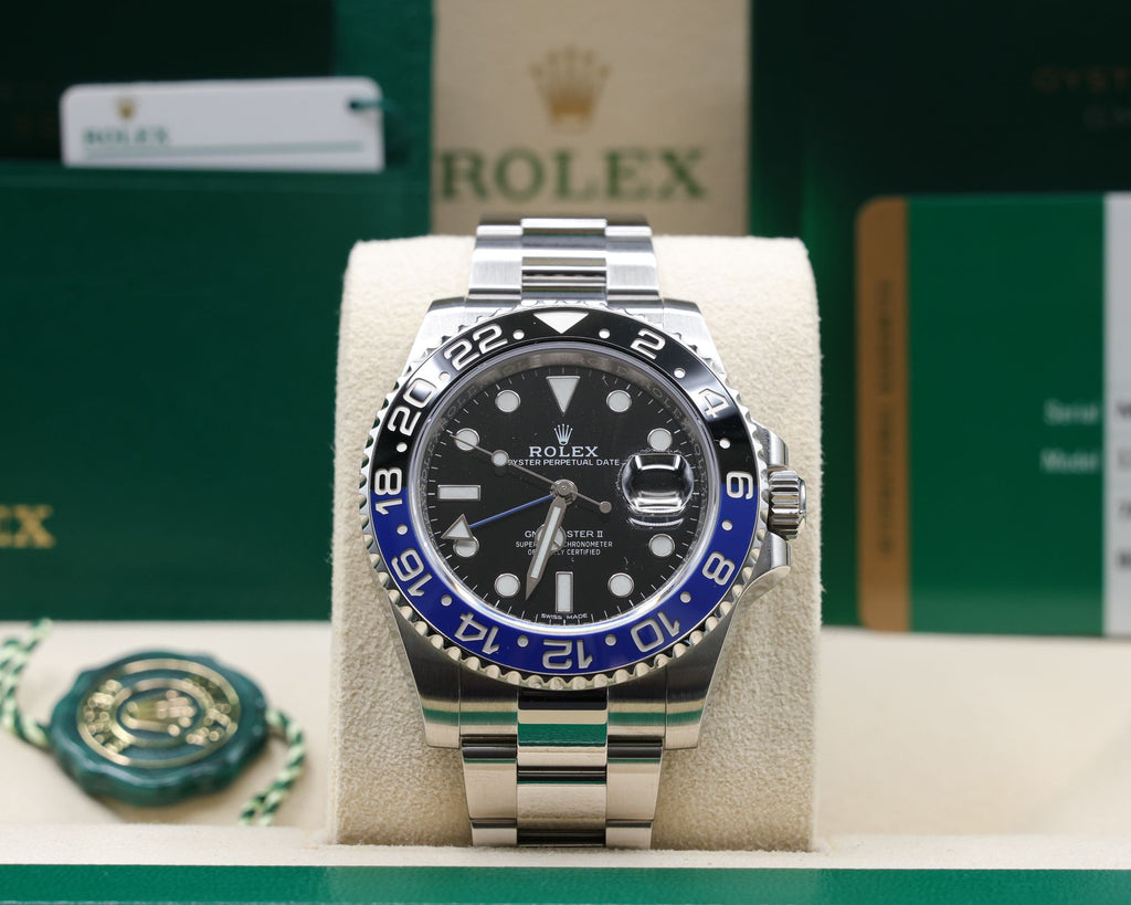 Rolex GMT-Master II 'Batman' Black Dial on Oyster 116710BLNR Complete 2018