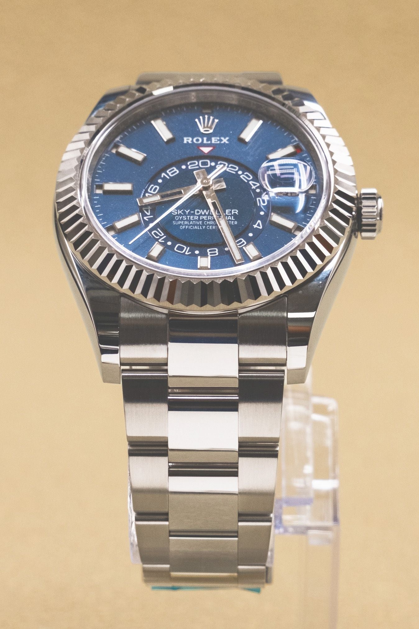 Rolex SkyDweller Blue Dial on Oyster 326934 Complete 2021