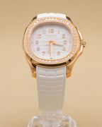 Patek Philippe Aquanaut Quartz Matte White Dial on Strap 5269/200R-001 Complete 2021