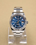 Rolex SkyDweller Blue Dial on Oyster 326934 Complete 2021