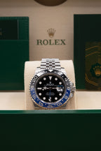 Rolex GMT-Master II Batgirl Black Dial on Jubilee 126710BLNR Complete 2023