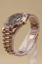 Rolex Day-Date 40 Slate Ombre Roman Dial on President 228235 Complete 2026
