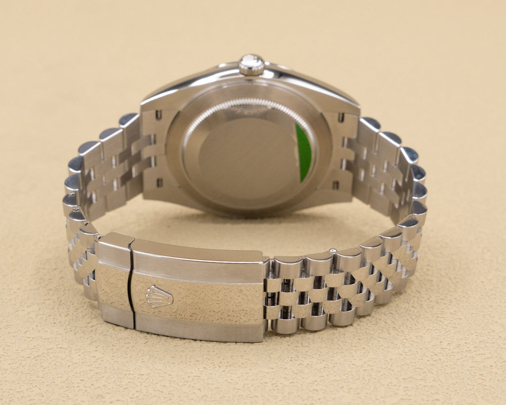 Rolex Datejust 41 Slate Green Roman Dial on Jubilee 126334 Complete 2026