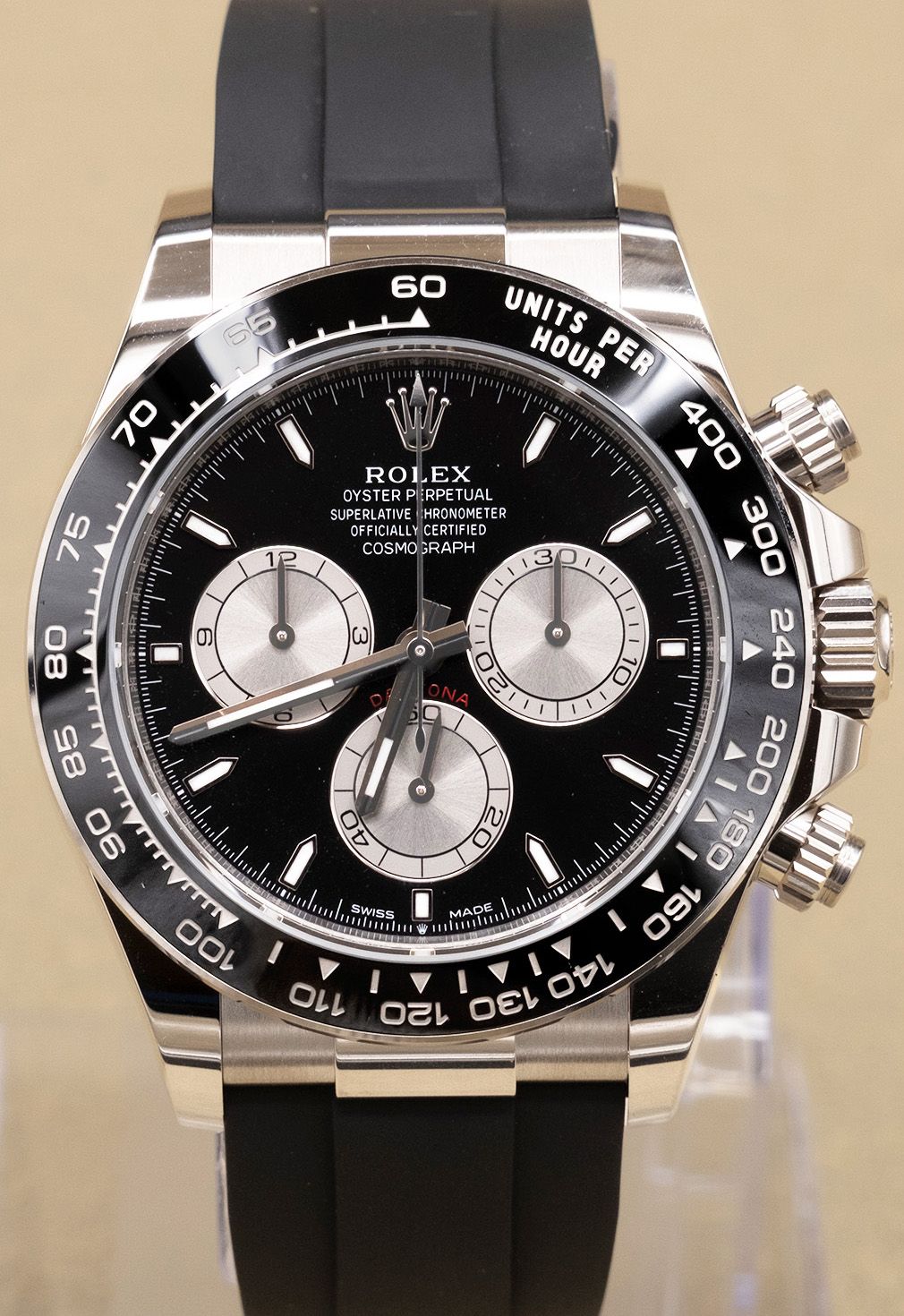 Rolex Daytona Black And Steel Index Dial on Oysterflex 126519LN Complete 2025