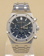 Audemars Piguet Royal Oak Chronograph "50th Anniversary" Blue Dial on Bracelet 26240ST.OO.1320ST.01 Complete 2022