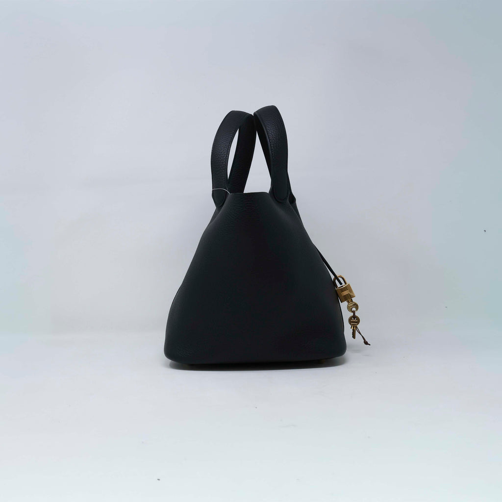 Hermes Black Taurillon Clemence Pitcotin