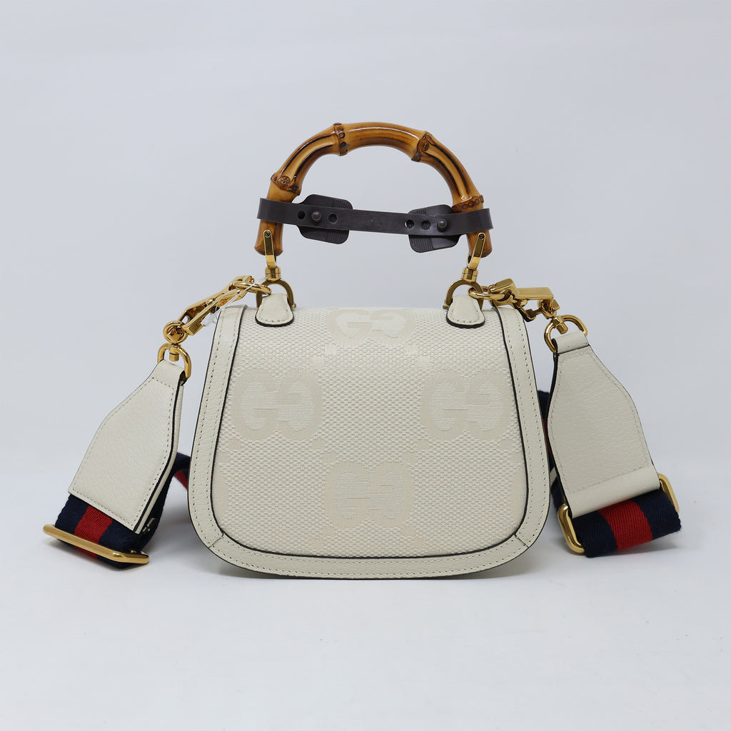 Gucci Bamboo Jumbo GG Handbag