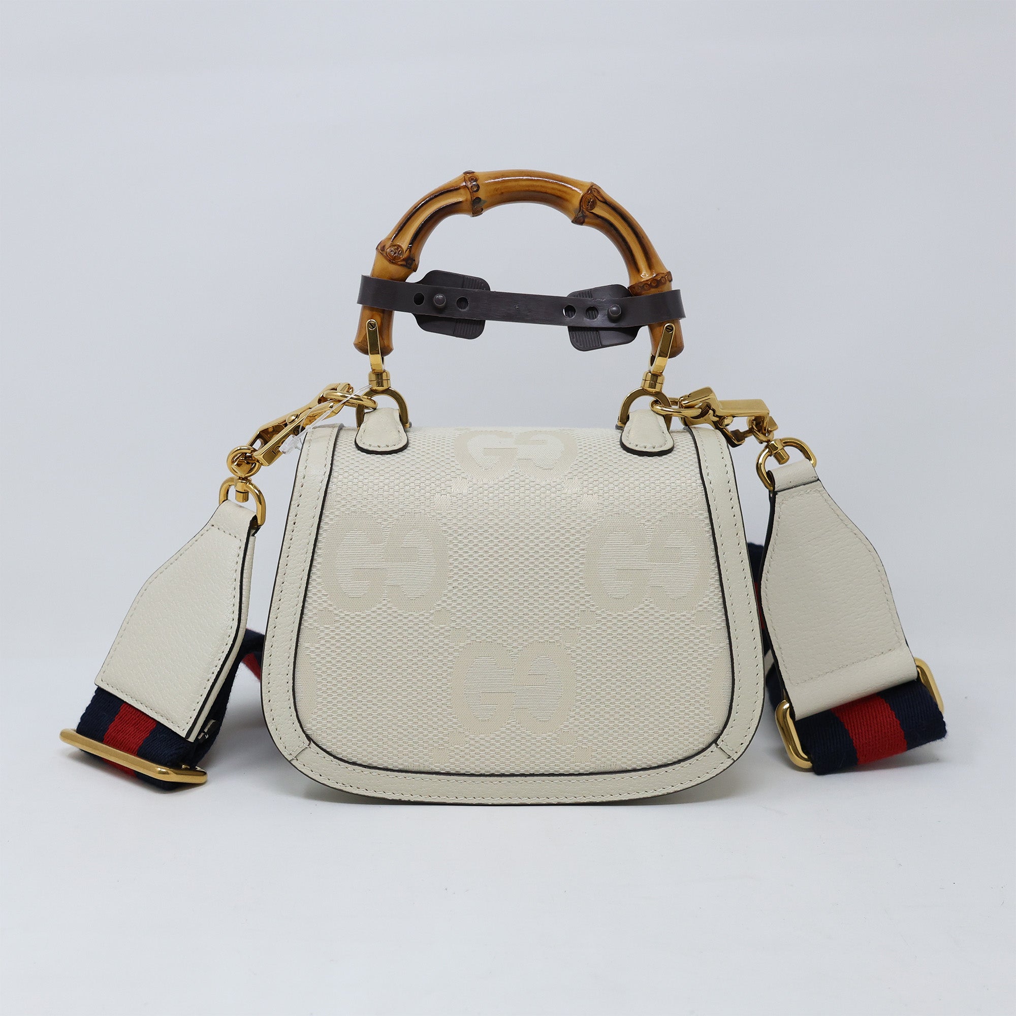 Gucci Bamboo Jumbo GG Handbag
