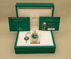 Rolex Day-Date 40 Green Roman Dial on President 228238 Complete 2026