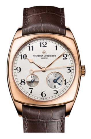 Vacheron Constantin Harmony Dual Time White Dial on Brown Leather Strap 7810S/000R-B141 Complete 2018