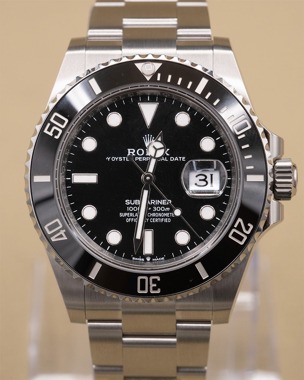 Rolex Submariner Black Dial on Oyster 126610LN Complete 2026