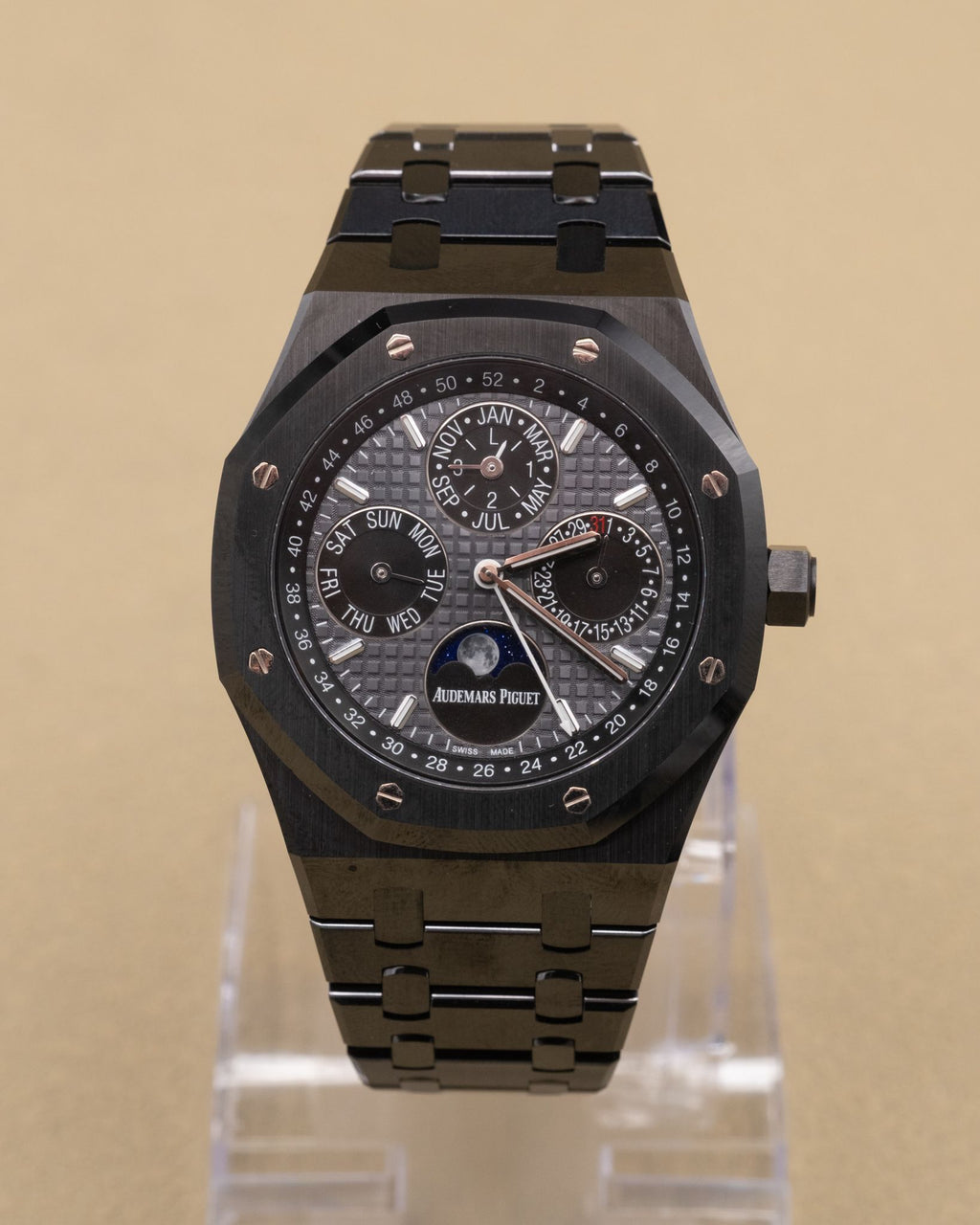 Audemars Piguet Royal Oak Perpetual Calendar Slate Grey Dial on Bracelet 26579CE.OO.1225CE.01 Complete