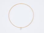 14K Yellow Gold Lab Grown Cushion Solitaire Pendant 9.7ct N-201CU