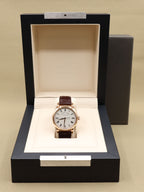 A. Lange & Sohne Richard Lange Silver Dial on Leather Strap 232.032/LSLS2324AD Complete 2018