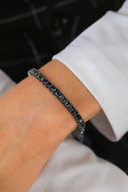 Tennis Bracelet in 14K White Gold, 9.94ct B-994BLK