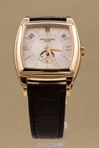 Patek Philippe Gondolo Silver Dial on Brown Leather 5135J-001 Complete 2006
