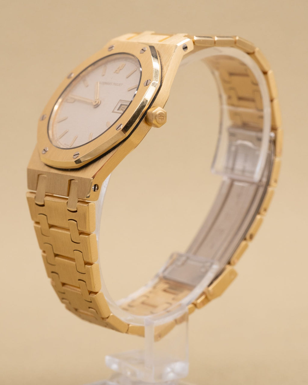 Audemars Piguet Royal Oak Beige/Silver Tone Dial on Bracelet 56175BA