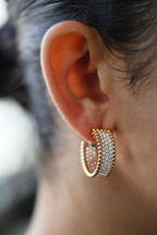 Rose Gold - Hoops 3 cts.