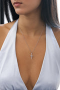 Johann Paul 18K White Gold Diamond Cross Pendant 1.6ct P-030CROSS