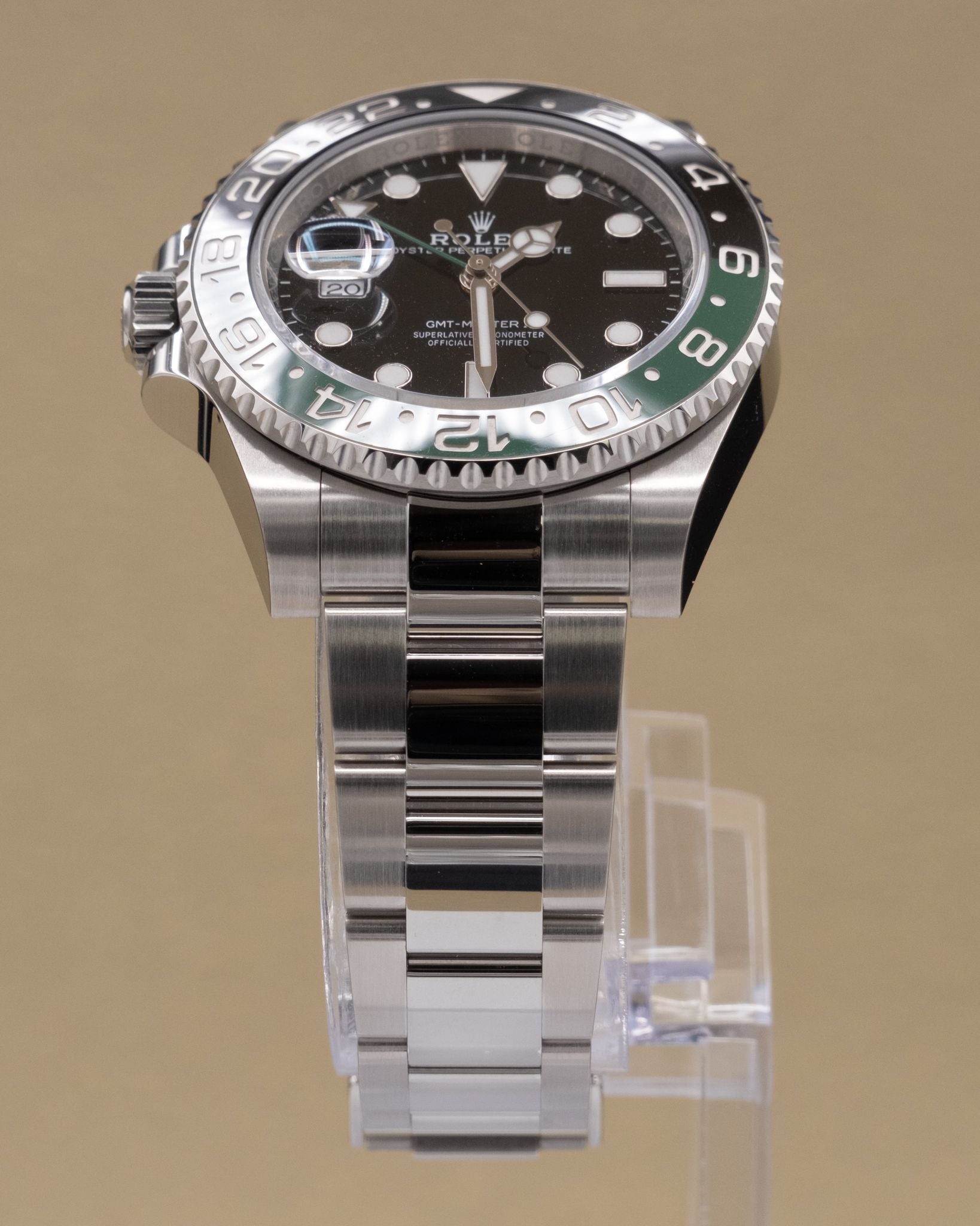 Rolex GMT-Master II "Sprite" Black Dial on Oyster 126720VTNR Complete 2025