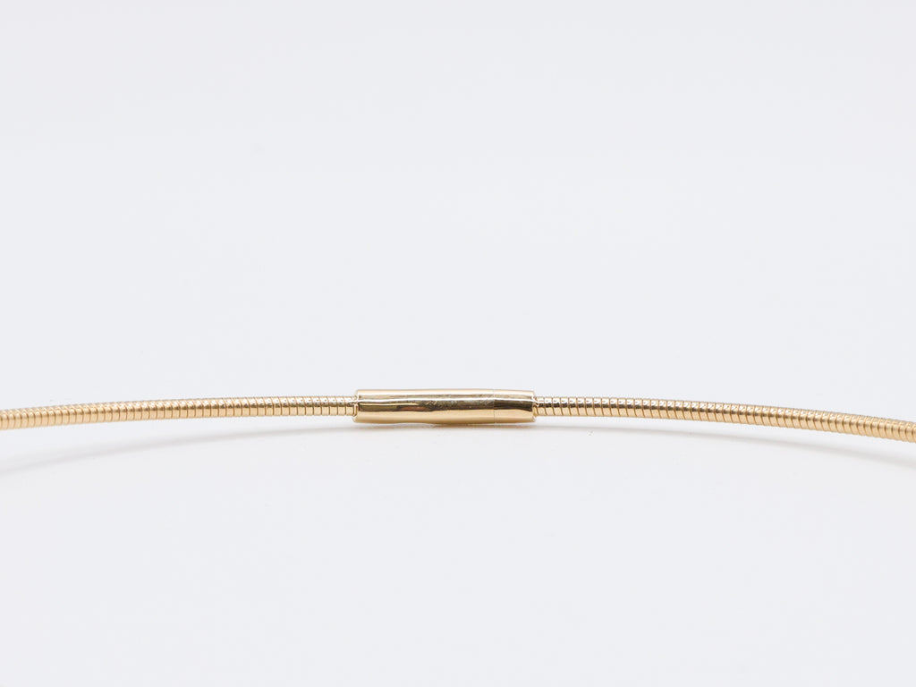 14K Yellow Gold Lab Grown Heart Diamond Collar Necklace 10.7ct N-506HS
