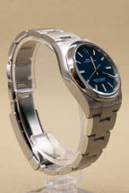 Rolex Oyster Perpetual 34 Blue Index Dial on Oyster 124200 Complete 2026