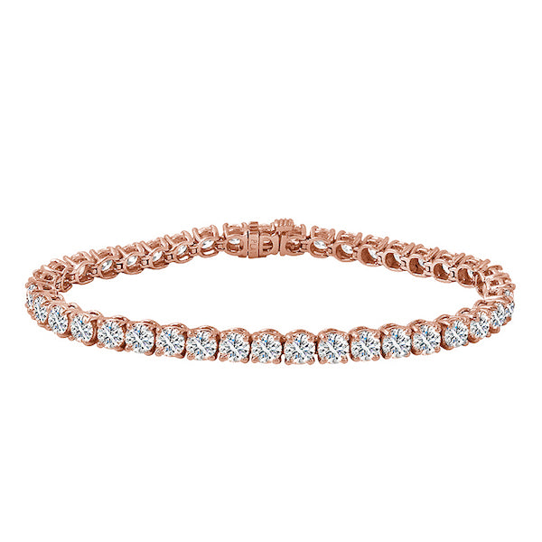 Classic 4-Prong Tennis Bracelet in 14K Gold, 9.00ct B-9ct 4pr 14K