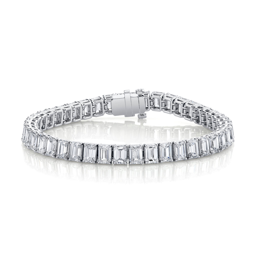 Elegant Diamond Tennis Bracelet Jewelry, 17.57ct B-1769