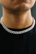 18K Rose Gold Round Natural Diamond Cuban Chain 146.3ct N-1569