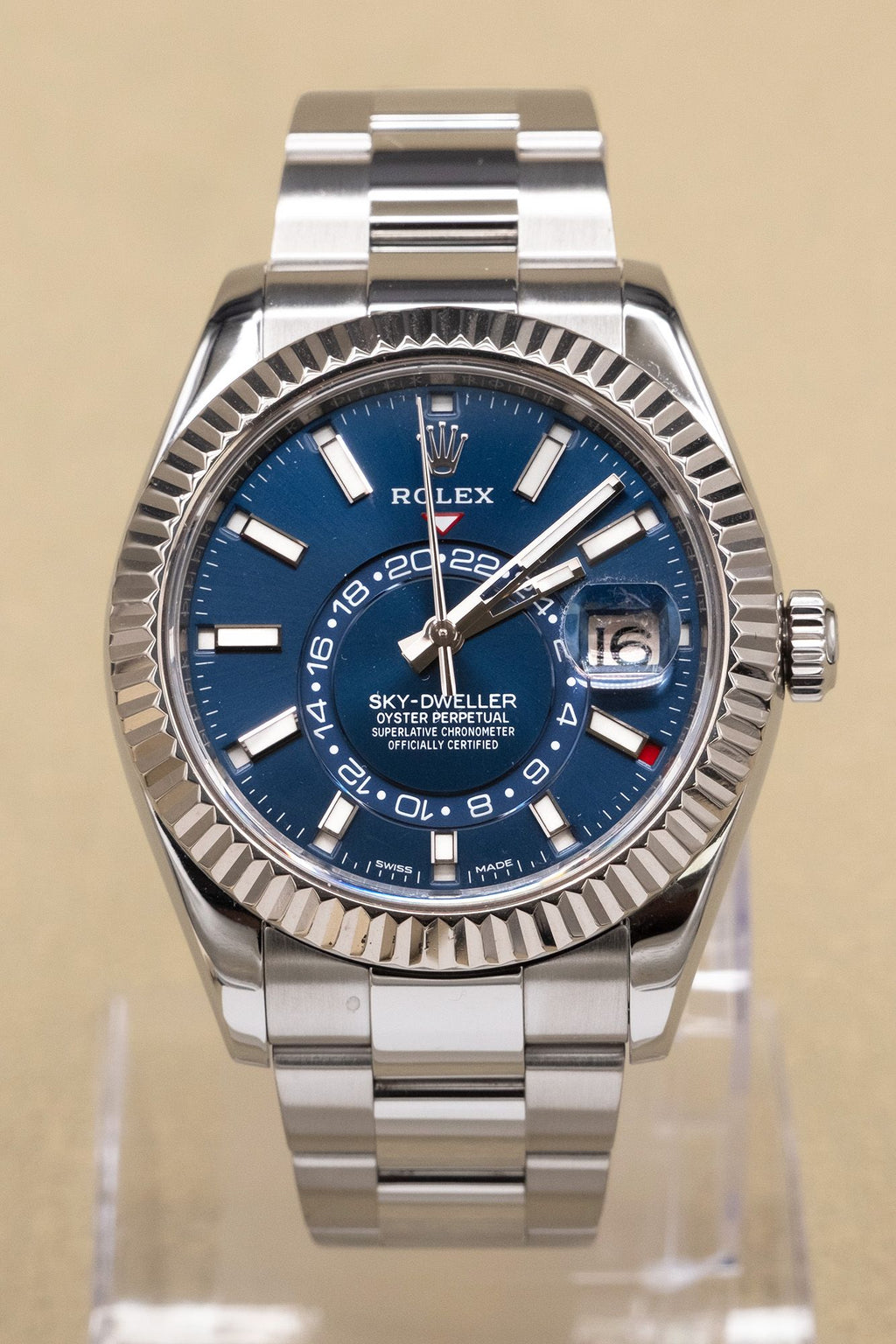 Rolex SkyDweller Blue Dial on Oyster 326934