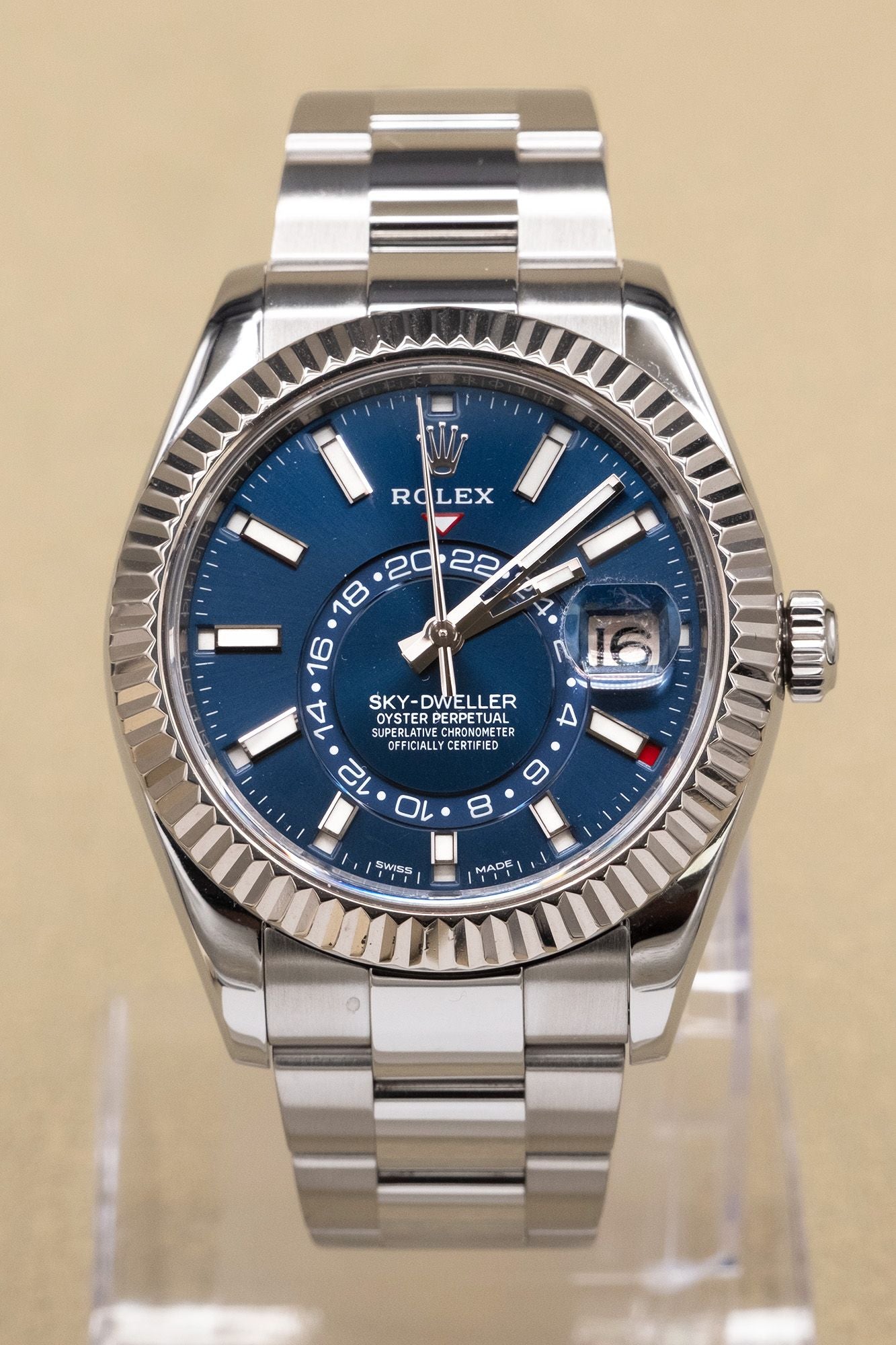 Rolex SkyDweller Blue Dial on Oyster 326934