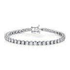 18K Gold Tennis Bracelet, 9.00ct B-9 ct. 4pr 18K