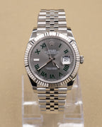 Rolex Datejust 41 Slate Green Roman Dial on Jubilee 126334 Complete 2026