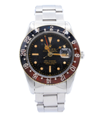 Rolex GMT-Master 38mm "Pepsi" Black Patina Dial on Oyster 6542 with Box 1954