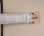 Patek Philippe Complications Annual Calendar Silvery Sunburst Dial on Leather Strap 4947R-001 Complete 2024