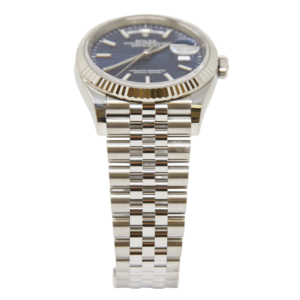 Rolex Datejust 36 Bright Blue Fluted Motif Dial on Jubilee 126234 Complete 2022