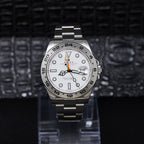 Rolex Explorer II White Dial on Oyster 216570 with Box