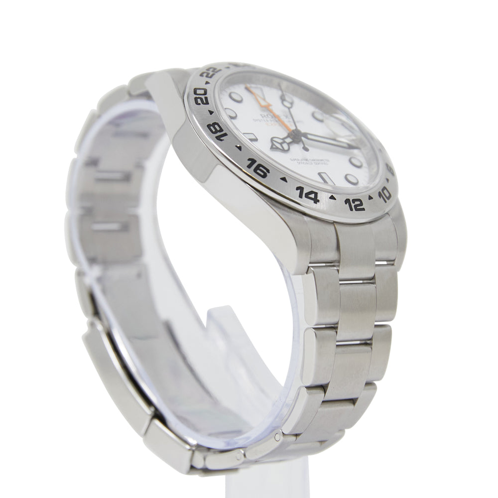 Rolex Explorer II White Dial on Oyster 216570 with Box