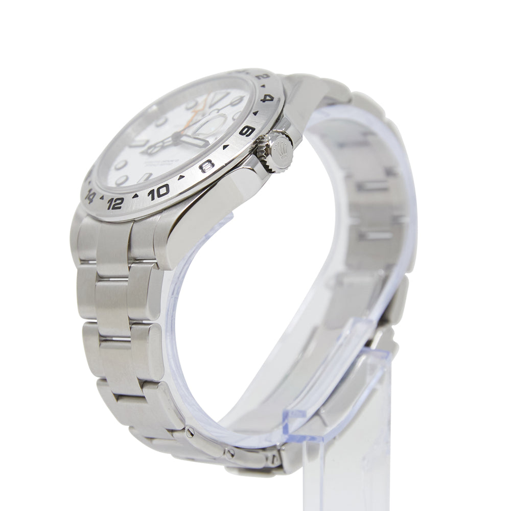 Rolex Explorer II White Dial on Oyster 216570 with Box