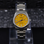 Rolex Oyster Perpetual 31 Yellow Index Dial on Oyster 277200 Complete 2022