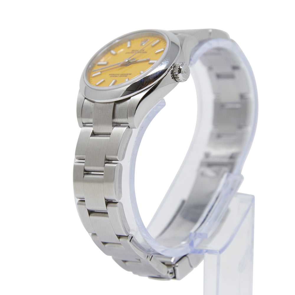 Rolex Oyster Perpetual 31 Yellow Index Dial on Oyster 277200 Complete 2022