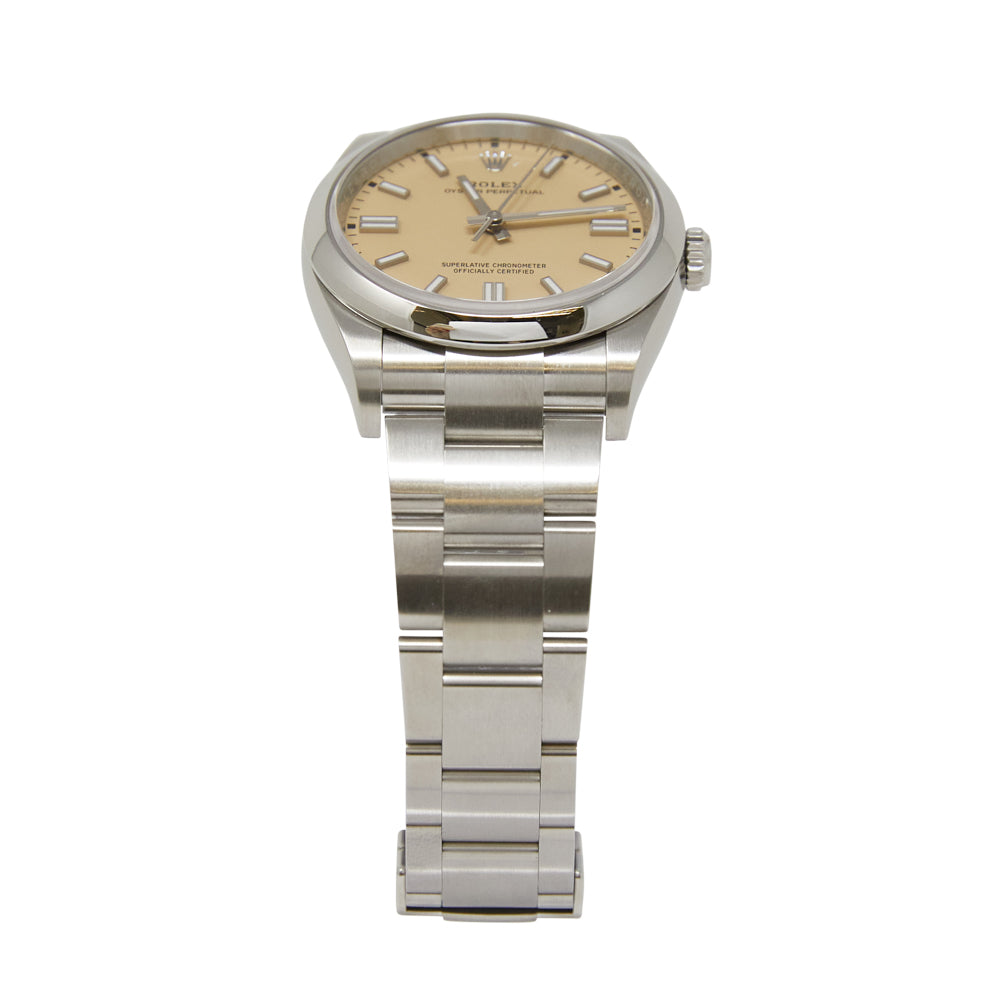 Rolex Oyster Perpetual 36 Beige Dial on Oyster 126000 Complete 2025