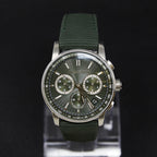 Audemars Piguet Code 11.59 Chronograph Green Dial on Green rubber-coated strap with stainless steel pin buckle. 26393ST.OO.A056KB.01 Complete 2024