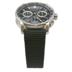 Audemars Piguet Code 11.59 Chronograph Green Dial on Green rubber-coated strap with stainless steel pin buckle. 26393ST.OO.A056KB.01 Complete 2024